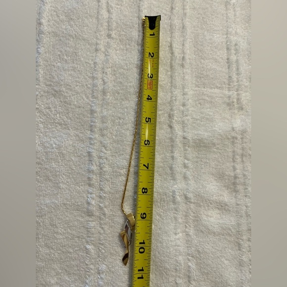 Butler necklace. Spiral design. Unique. Two tone. Stamped - Picture 5 of 6